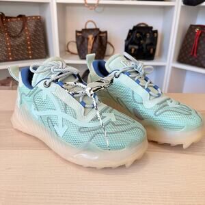 Off-White ODSY-1000 Transparent Sole - Mint Silver Size 43